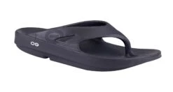 Oofos Ooriginal Sport Thongs Matte Black