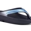Oofos Oolala Thongs Metallic Blue -Tennis Boutiques 1400MBLM9W11