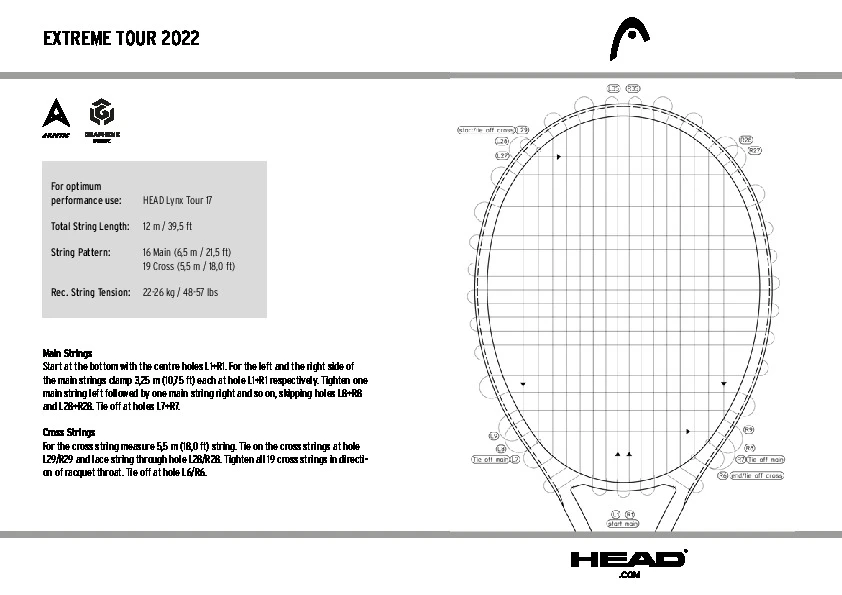 Head Extreme Tour - 2022 - Tennis Racquet 5 Head Extreme Tour - 2022 - Tennis Racquet - Image 3