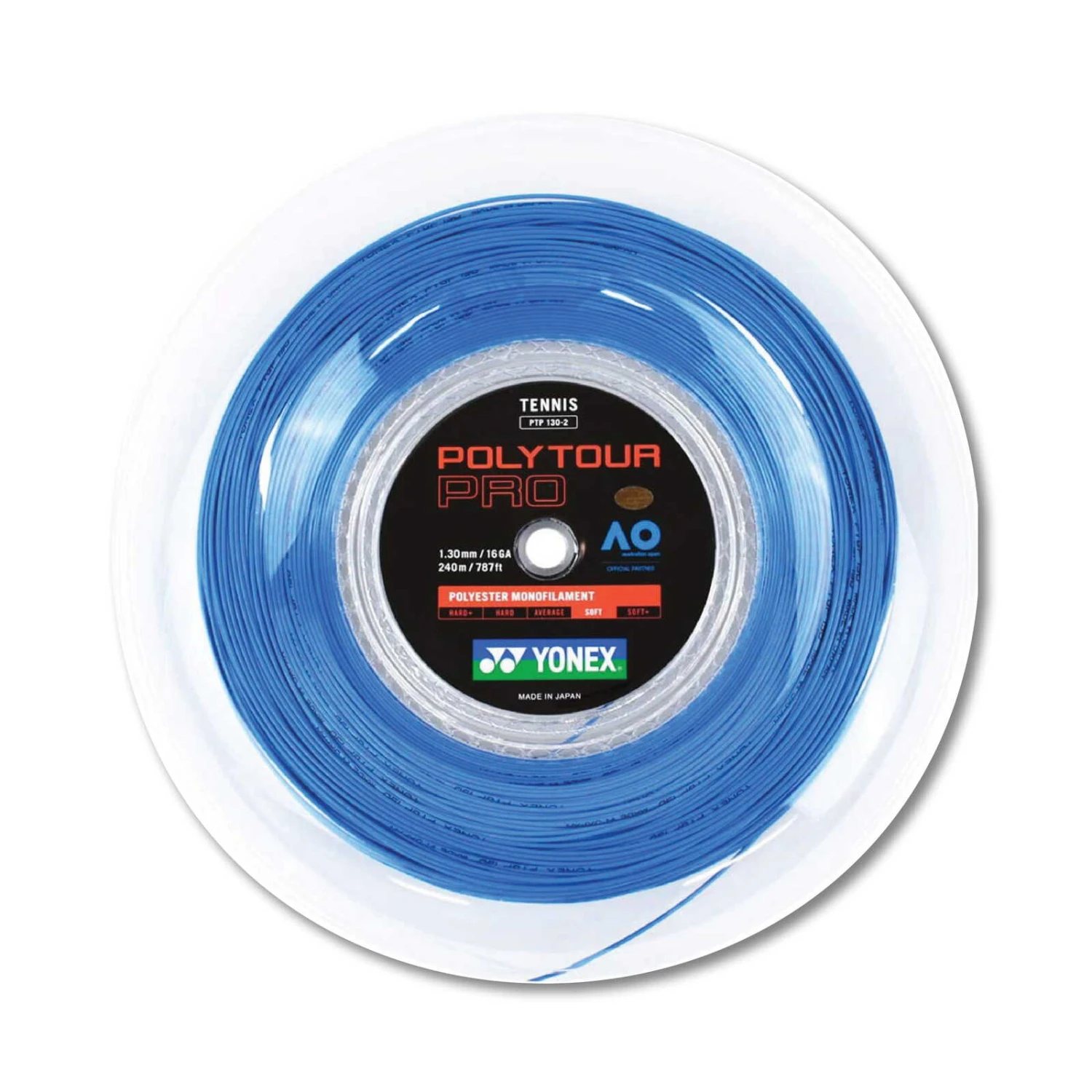 Yonex Poly Tour Pro 1.30 200 Reel - Blue 3 Yonex Poly Tour Pro 1.30 200 Reel - Blue
