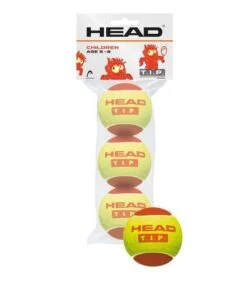 HEAD T.I.P Red 3 Ball PKT (Modified Ball)