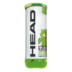 Head T.I.P Green 3 Ball Can