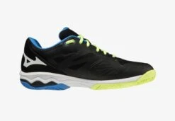 Mizuno Mens Wave Exceed Light AC - Black/Lime -Tennis Boutiques 61GA2218 5