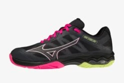 Mizuno Womens Wave Exceed Light AC - Ebony/Pink -Tennis Boutiques 61GA2219 3