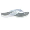 Neat Zori Orthotic Thongs White/Silver -Tennis Boutiques 6790 5