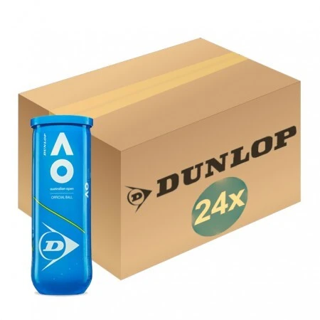Dunlop Australian Open 3 Ball 24 Can Case 3 Dunlop Australian Open 3 Ball 24 Can Case
