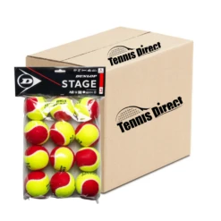 Dunlop Stage 3 Red Ball 12 Pack Carton (6 X 12 Ball Packs)