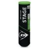 Dunlop Stage 1 Green Junior 4 Ball Can 2 Dunlop Stage 1 Green Junior 4 Ball Can -Tennis Boutiques DLTB00029