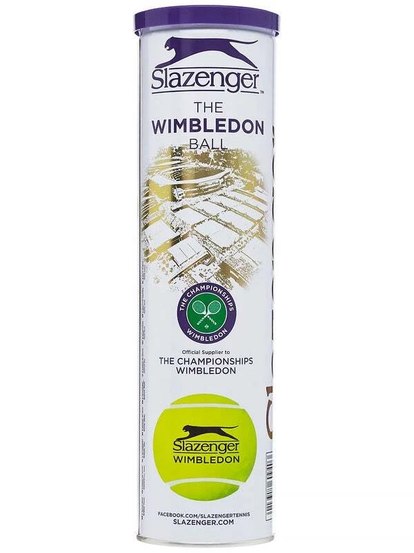 Slazenger Wimbledon 4 Ball 12 Can Case 4 Slazenger Wimbledon 4 Ball 12 Can Case - Image 2