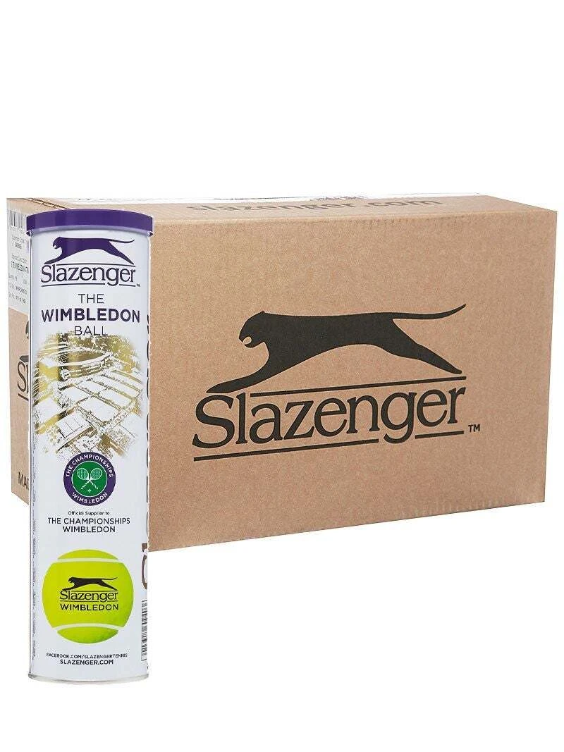 Slazenger Wimbledon 4 Ball 18 Can Case 3 Slazenger Wimbledon 4 Ball 18 Can Case