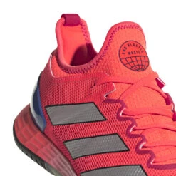 Adidas Mens Adizero Ubersonic 4 - Red/Silver/Blue 18 Adidas Mens Adizero Ubersonic 4 - Red/Silver/Blue -Tennis Boutiques HQ8379 6