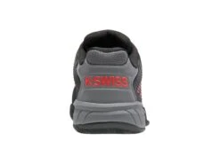 K-Swiss Mens Hypercourt Express AC - Steel Grey/Jet/Spicy -Tennis Boutiques KSM06613042 2