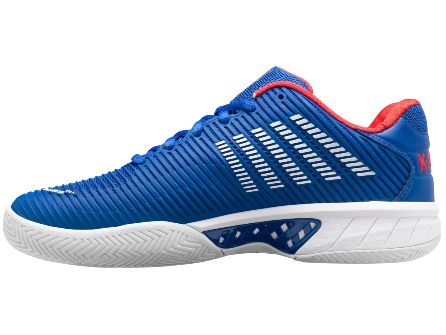K-Swiss Mens Hypercourt Express AC - Blue/White 5 K-Swiss Mens Hypercourt Express AC - Blue/White - Image 3