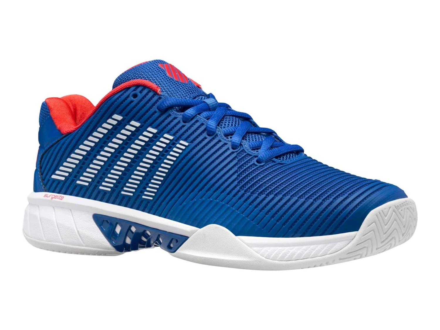 K-Swiss Mens Hypercourt Express AC - Blue/White 4 K-Swiss Mens Hypercourt Express AC - Blue/White - Image 2