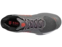 K-Swiss Mens Hypercourt Express HB - Steel Grey/Spicy Red -Tennis Boutiques KSM06614052 5