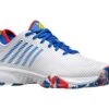 K-Swiss Mens Hypercourt Supreme AC - White/Classic Blue/Berry