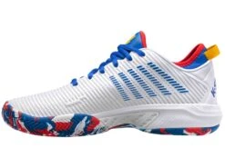 K-Swiss Mens Hypercourt Supreme AC - White/Classic Blue/Berry -Tennis Boutiques KSM06615166 3