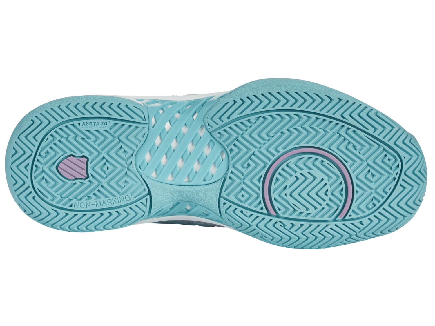 K-Swiss Womens Hypercourt Express AC - White/Angel Blue 8 K-Swiss Womens Hypercourt Express AC - White/Angel Blue - Image 6