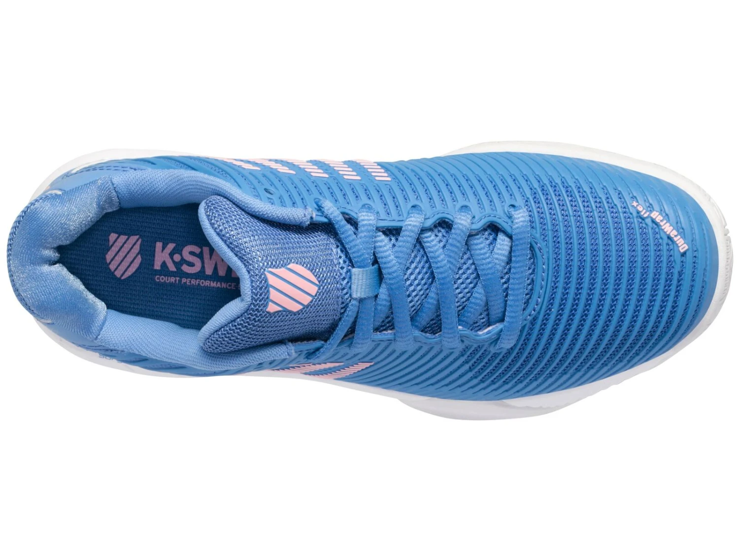 K-Swiss Women's Hypercourt AC - Silver Lake Blue/White 8 K-Swiss Women's Hypercourt AC - Silver Lake Blue/White - Image 6