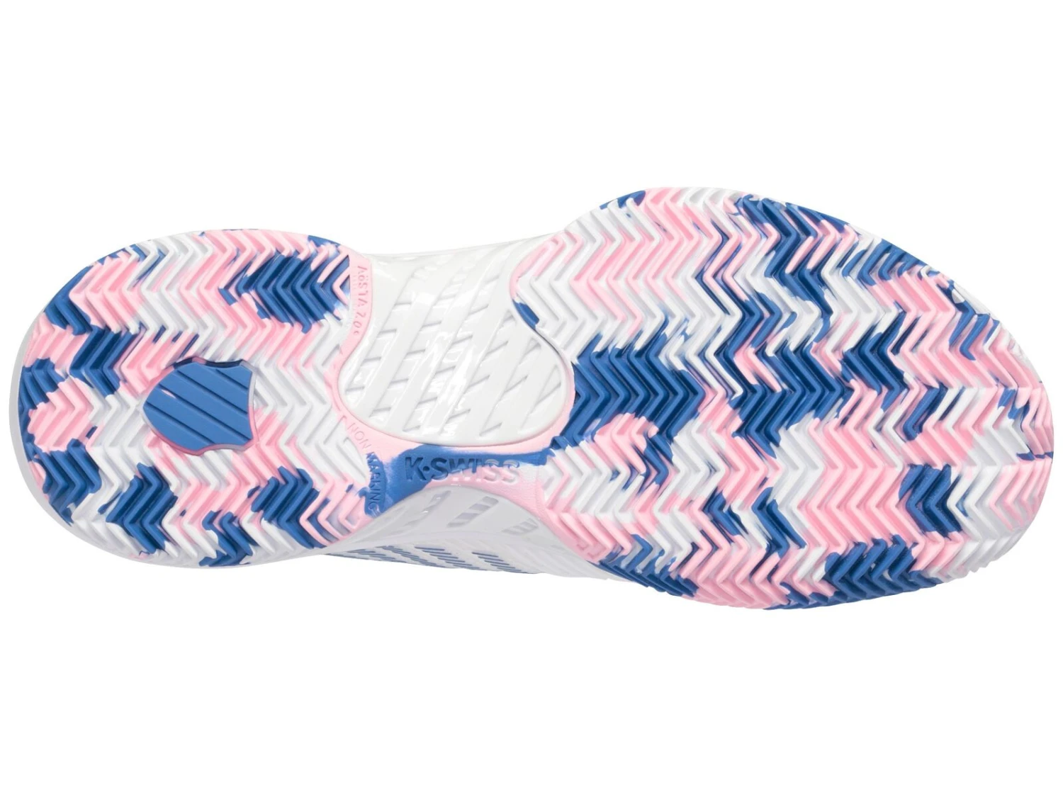 K-Swiss Womens Hypercourt Supreme AC - White/Star Sapphire 6 K-Swiss Womens Hypercourt Supreme AC - White/Star Sapphire - Image 4
