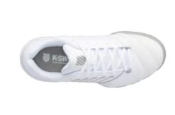 K-Swiss Womens Bigshot 4 AC - White/Silver -Tennis Boutiques KSW96989138 4