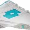 Lotto T-Tour 600 X W Women's Shoes White/Green -Tennis Boutiques LFW3349 06
