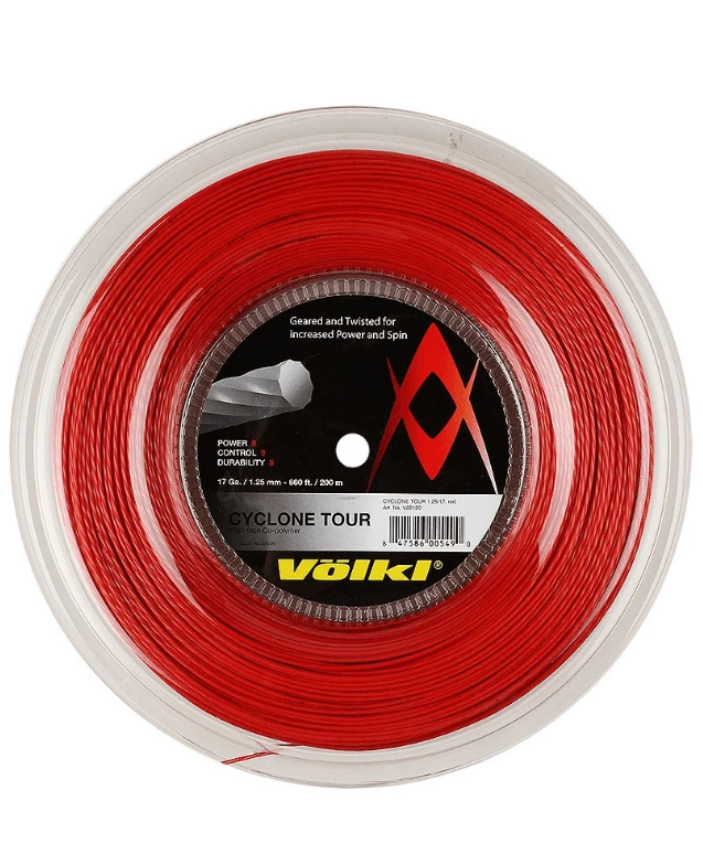 Volkl Cyclone Tour Red 1.25/17G 200m Reel 3 Volkl Cyclone Tour Red 1.25/17G 200m Reel