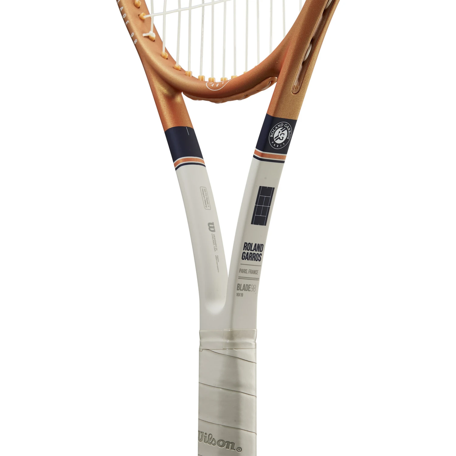 Wilson Blade 98 (16x19) V7.0 Roland Garros 2021 8 Wilson Blade 98 (16x19) V7.0 Roland Garros 2021 - Image 6