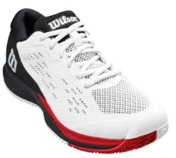 Wilson Mens Rush Pro Ace (2E Width) - White/Black/Red