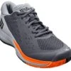 Wilson Mens Rush Pro Ace (2E Width) - Ebony/Quarry/Shocking Orange -Tennis Boutiques WRS328660U070