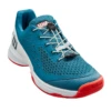 Wilson Junior Rush Pro Shoes AC- Blue Coral/White -Tennis Boutiques WRS329050U030
