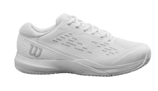 Wilson Mens Rush Pro Ace AC (2E Width)- White/White -Tennis Boutiques WRS330760U075