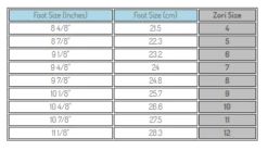 Neat Zori Orthotic Thongs Navy/White -Tennis Boutiques ZORNVYWHT 8